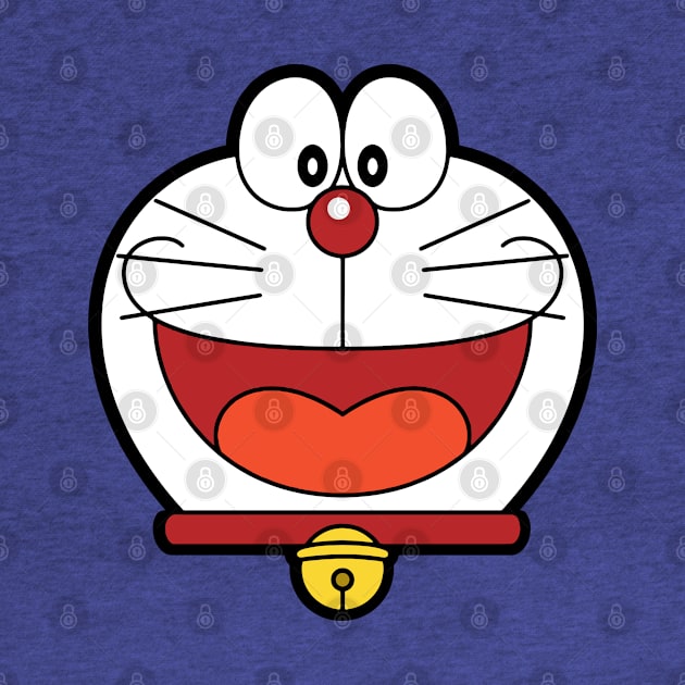 DORAEMON - Huge face by KERZILLA